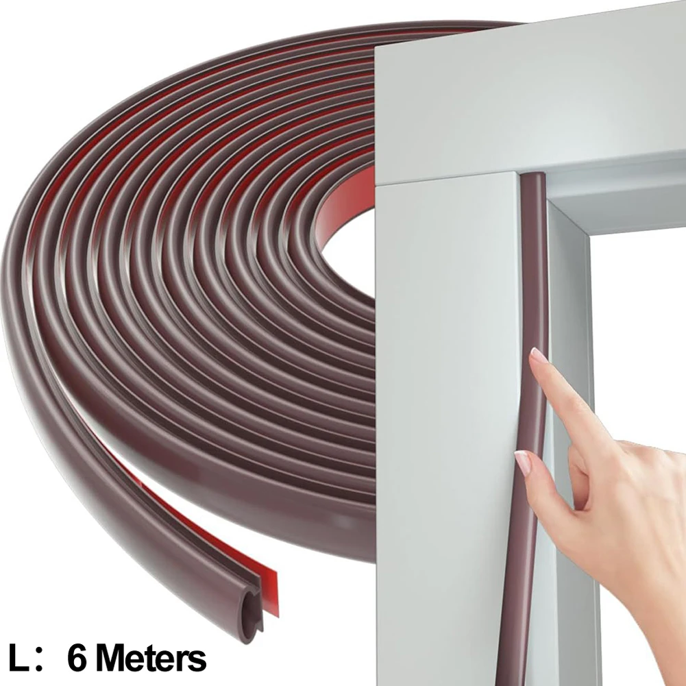 6Meter Draught Excluder D-Shape Adhesive Door Sealing Strip For Window And Door Draught Excluder For Door
6Meter Draught Excluder D-Shape Adhesive Door Sealing Strip For Window And Door Draught Excluder For Door