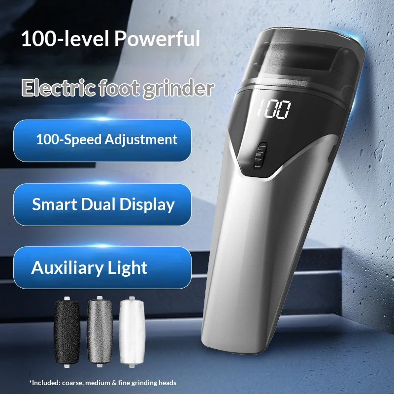2026 New Electric Foot Callus Remover 100 Adjustable Speed Three Grinding Heads Dead Skin Exfoliation Pedicure Tool For Foot
2026 New Electric Foot Callus Remover 100 Adjustable Speed Three Grinding Heads Dead Skin Exfoliation Pedicure Tool For Foot