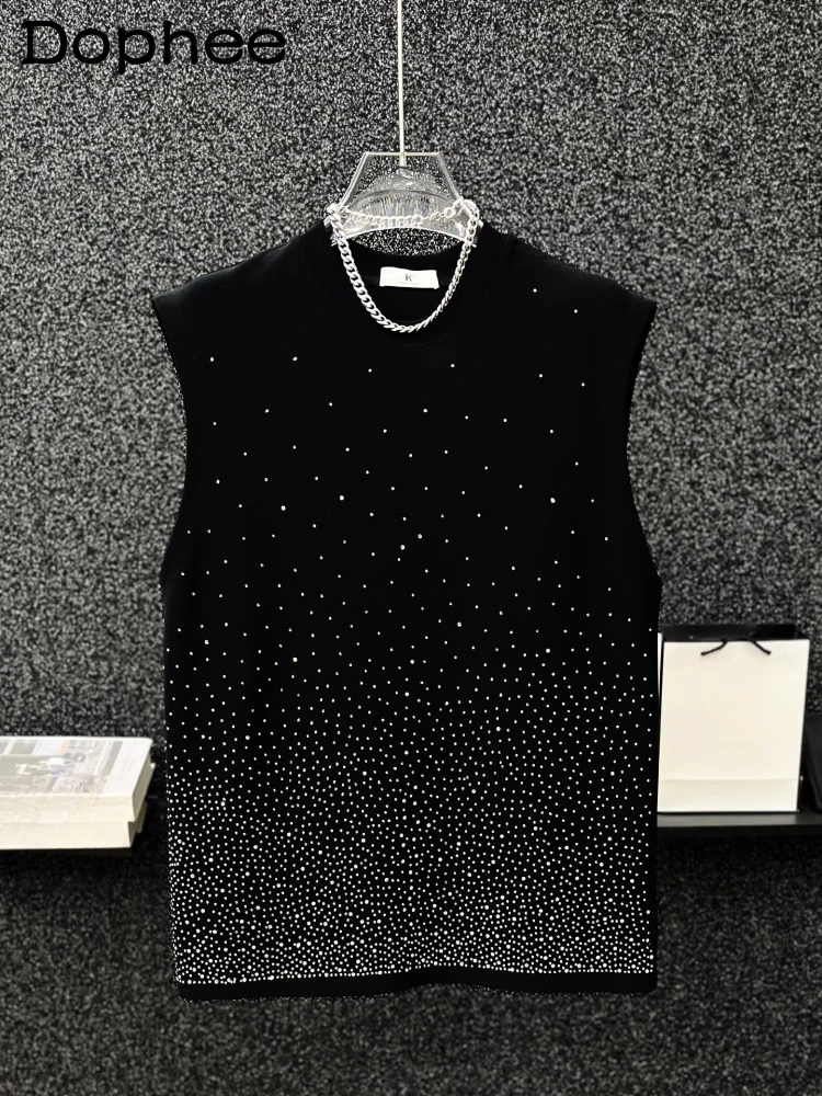 Men's 2025 Summer New Sparkling Hot Diamond Vests Boys Trendy Handsome Waistcoat Male Starry Sky Sleeveless Fashion Tank Tops
Men's 2025 Summer New Sparkling Hot Diamond Vests Boys Trendy Handsome Waistcoat Male Starry Sky Sleeveless Fashion Tank Tops