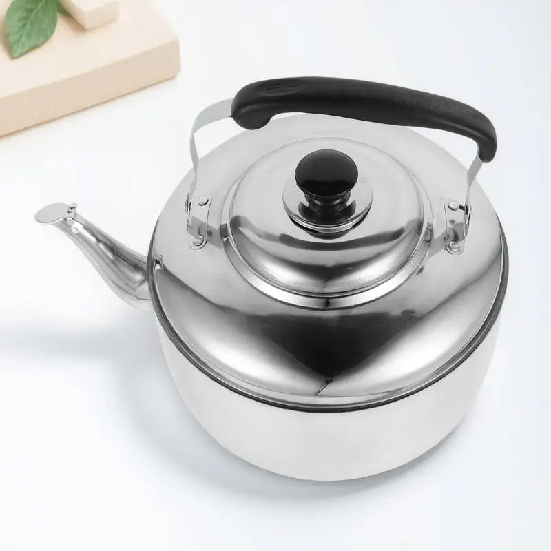 Stainless Steel Teakettle Large Capacity Sounding Kettle for Home Heating Water Portable Environmental Protection Safe Use
Stainless Steel Teakettle Large Capacity Sounding Kettle for Home Heating Water Portable Environmental Protection Safe Use