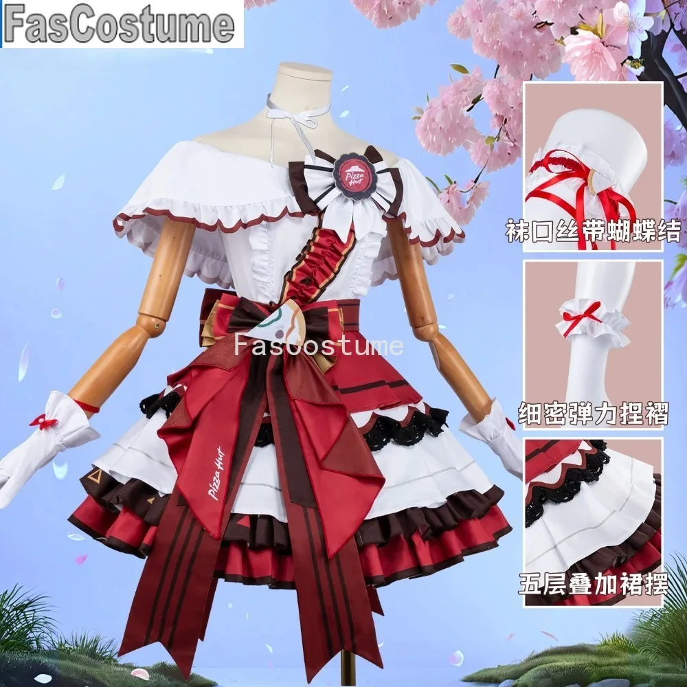 Project Sekai Pizzahut Kanade Yoisaki Role Play Costume Anime Dress Maid Uniform Halloween Women
Project Sekai Pizzahut Kanade Yoisaki Role Play Costume Anime Dress Maid Uniform Halloween Women