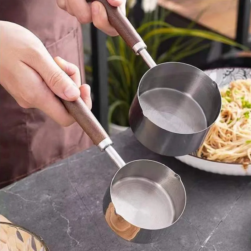 Mini Frying Hot Oil Pan Stainless Steel Multi-Purpose Boiled Eggs Hot Chocolate Hot Milk Pot Household Kitchen Tools
Mini Frying Hot Oil Pan Stainless Steel Multi-Purpose Boiled Eggs Hot Chocolate Hot Milk Pot Household Kitchen Tools