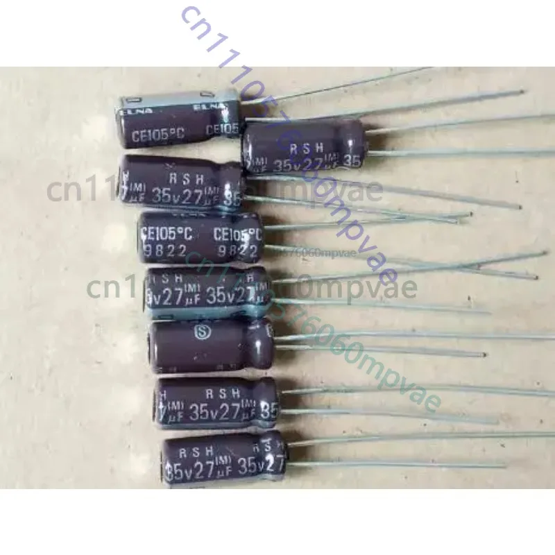 30pcs Original Japanese ELNA 35V 27UF 5x11 Long Life RSH Fever Audio Electrolytic Capacitor
30pcs Original Japanese ELNA 35V 27UF 5x11 Long Life RSH Fever Audio Electrolytic Capacitor