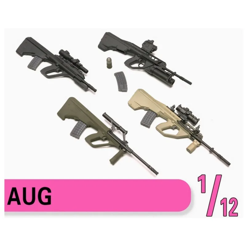 Модель оружия AUG серии 1/12 для солдатских фигурок 6'' Notaman
Модель оружия AUG серии 1/12 для солдатских фигурок 6'' Notaman