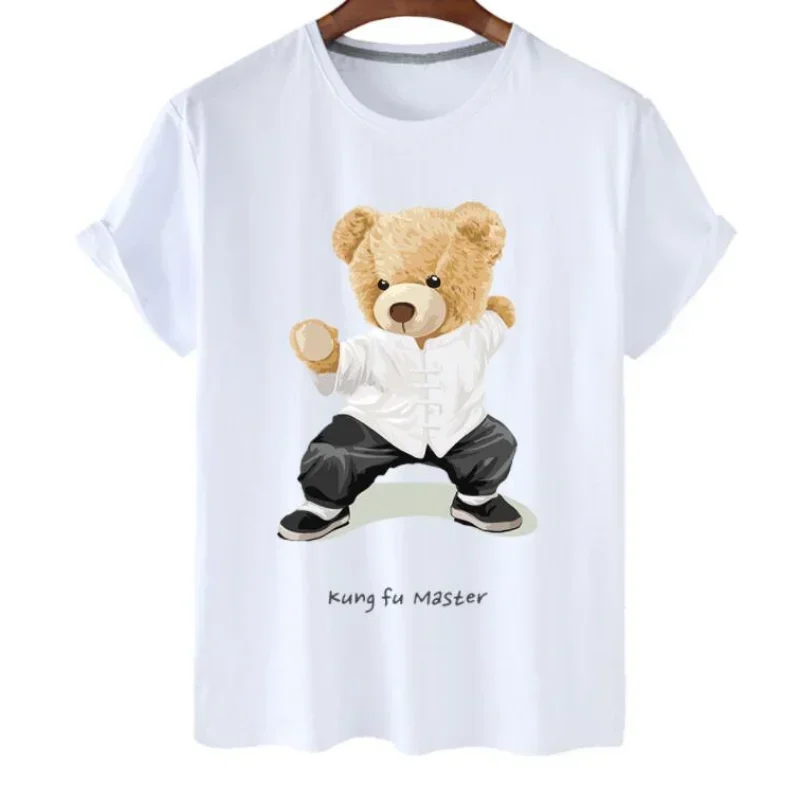 Hot Selling Cute Bear Ins White Leggings Fashion Casual Girls Boys and Children Crewneck T-shirts Women Clothes Aesthetic Tops
Hot Selling Cute Bear Ins White Leggings Fashion Casual Girls Boys and Children Crewneck T-shirts Women Clothes Aesthetic Tops