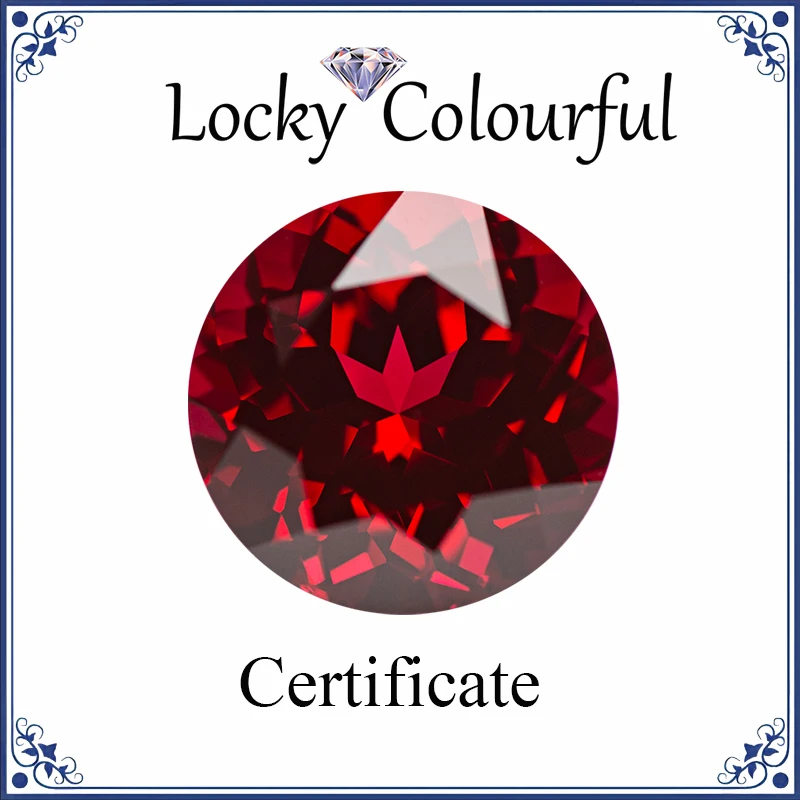 Lab Grown Ruby Round Shape Top Quality Pigeon Blood Red Color Charm Beads for Diy Jewelry Making Ring Selectable AGL Certificate
Lab Grown Ruby Round Shape Top Quality Pigeon Blood Red Color Charm Beads for Diy Jewelry Making Ring Selectable AGL Certificate