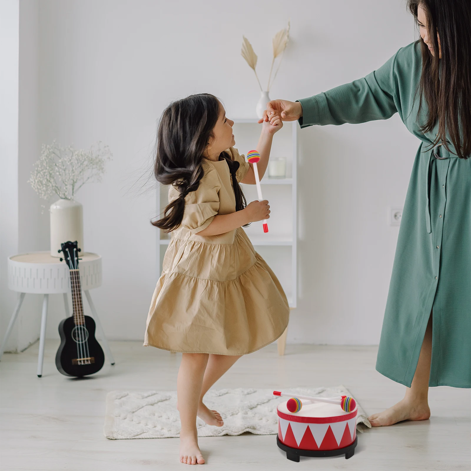 1 set Kids Snare Drum Set Wood Children'S Percussion Instrument Musical For Toddlers Lightweight Portable Marching Drum With
1 set Kids Snare Drum Set Wood Children'S Percussion Instrument Musical For Toddlers Lightweight Portable Marching Drum With