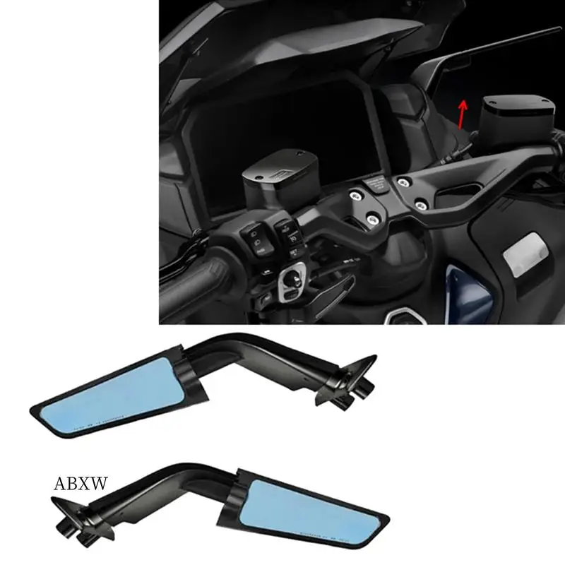 AW-Motorcycle Rearview Mirrors Wind Wing Rear View Mirrors Adjustable Rotating Side Mirrors For Yamaha TMAX 560 2023
AW-Motorcycle Rearview Mirrors Wind Wing Rear View Mirrors Adjustable Rotating Side Mirrors For Yamaha TMAX 560 2023