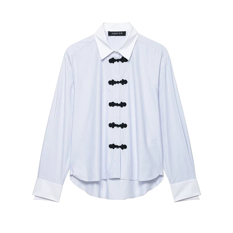 Shirts Tops Autumn Women's 2026 New Chic Retro Loose Blouses Fashion Street Casual Young Women's Holiday Long Sleeve Shirts
Shirts Tops Autumn Women's 2026 New Chic Retro Loose Blouses Fashion Street Casual Young Women's Holiday Long Sleeve Shirts