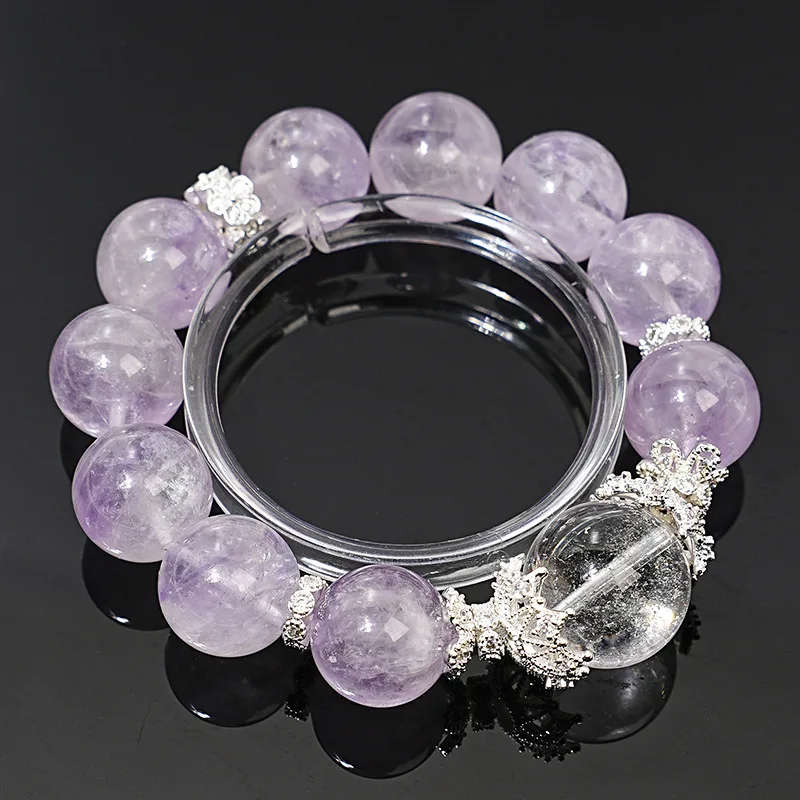 Large Particle Natural Lavender Amethyst Bracelet, Women's Light Luxury Fashion Bracelet, Gift
Large Particle Natural Lavender Amethyst Bracelet, Women's Light Luxury Fashion Bracelet, Gift
