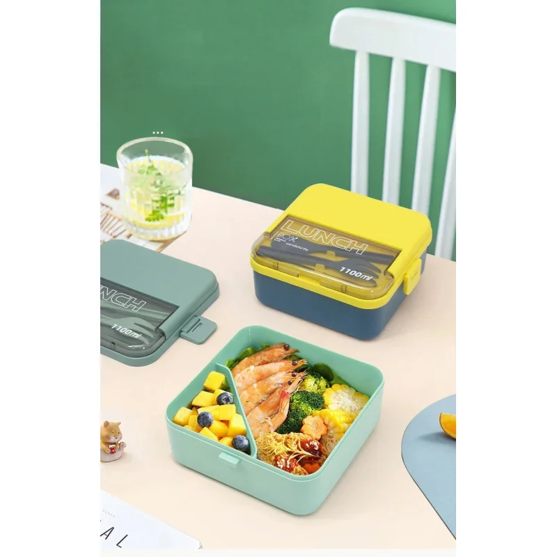 Portable Double Layer Lunch Box with Fork and Spoon – Microwave Bento Box, Sealed Food Storage Container
Portable Double Layer Lunch Box with Fork and Spoon – Microwave Bento Box, Sealed Food Storage Container