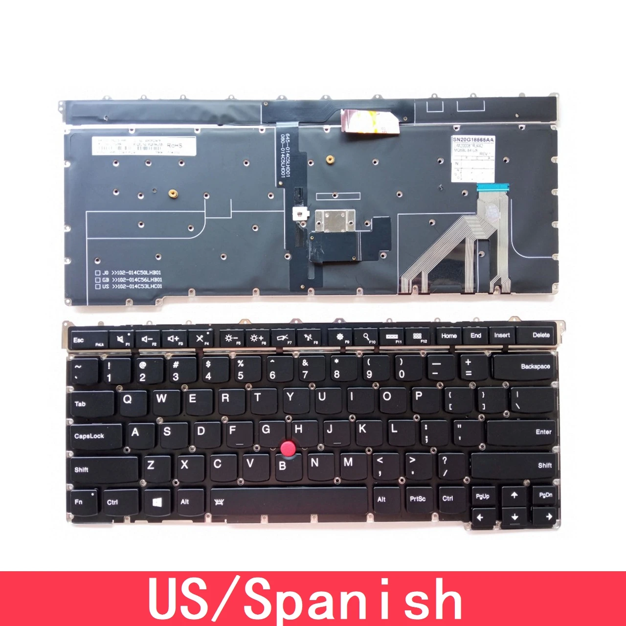 Для Lenovo Thinkpad X1 Carbon 3-го поколения 3 2015, замена клавиатуры ноутбука, США, испанский, с подсветкой
Для Lenovo Thinkpad X1 Carbon 3-го поколения 3 2015, замена клавиатуры ноутбука, США, испанский, с подсветкой