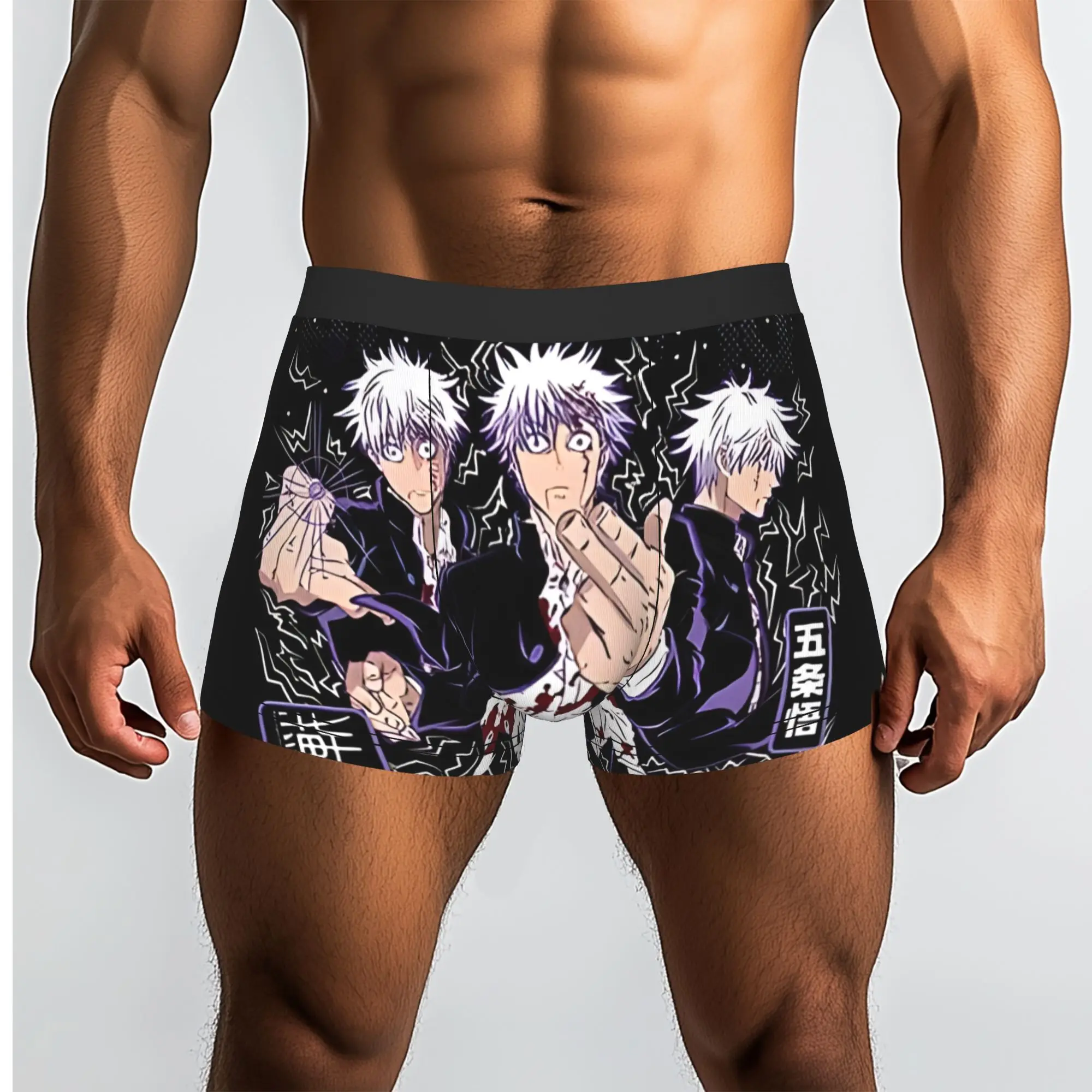 Трусы Gojo Bandai Jujutsu Kaisen, дышащие трусики, мужское нижнее белье, удобные шорты, трусы-боксеры
Трусы Gojo Bandai Jujutsu Kaisen, дышащие трусики, мужское нижнее белье, удобные шорты, трусы-боксеры