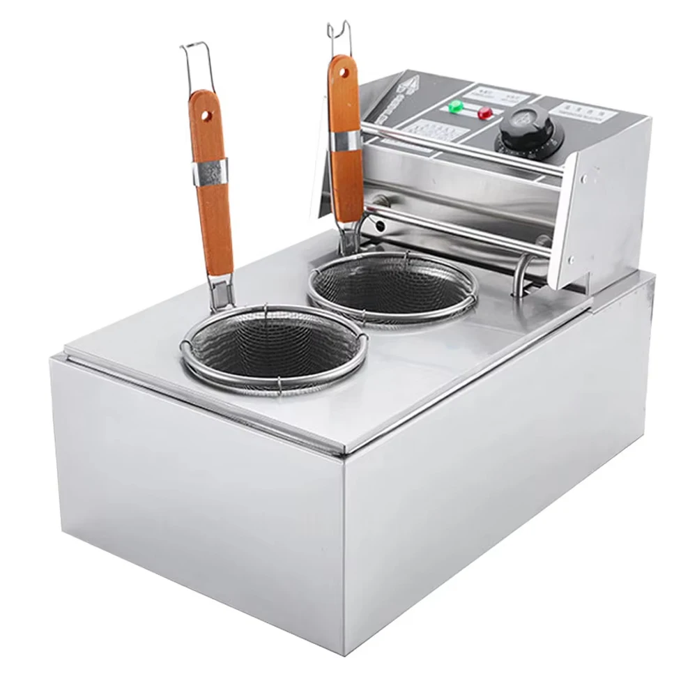 XEOLEO Commercial 6L Pasta Cooker Machine Electric Noodle Cooker Equipment 2500W Stainless Steel Double Baskets Stove
XEOLEO Commercial 6L Pasta Cooker Machine Electric Noodle Cooker Equipment 2500W Stainless Steel Double Baskets Stove