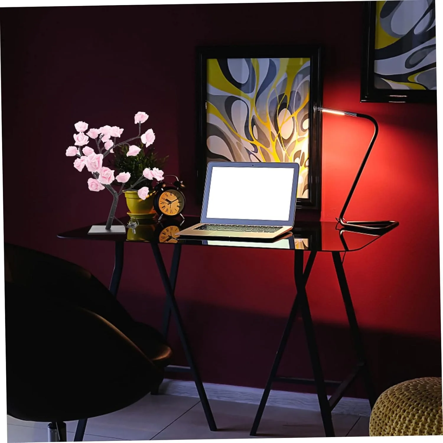 LED Rose Table Lamp Rose Flower Tree Lights Fairy Cute lamp Night Light Home Party Bedroom Decoration Christmas Wedding Gift (Color : Pink by USB)
LED Rose Table Lamp Rose Flower Tree Lights Fairy Cute lamp Night Light Home Party Bedroom Decoration Christmas Wedding Gift (Color : Pink by USB)