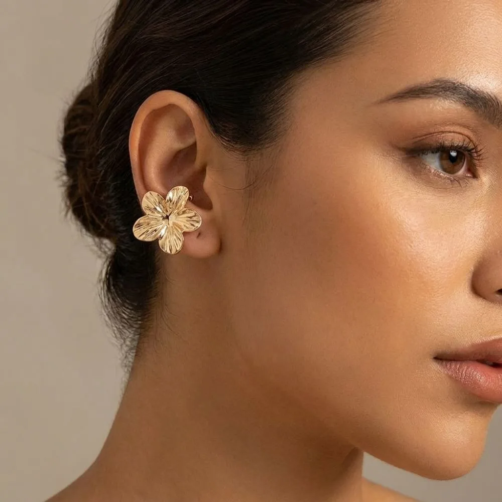 Punk Flower C Shape Ear Cuff Silver Golded Starfish Shell Ring Clip Irregular Shape Minimalism Stud Earrings Party
Punk Flower C Shape Ear Cuff Silver Golded Starfish Shell Ring Clip Irregular Shape Minimalism Stud Earrings Party
