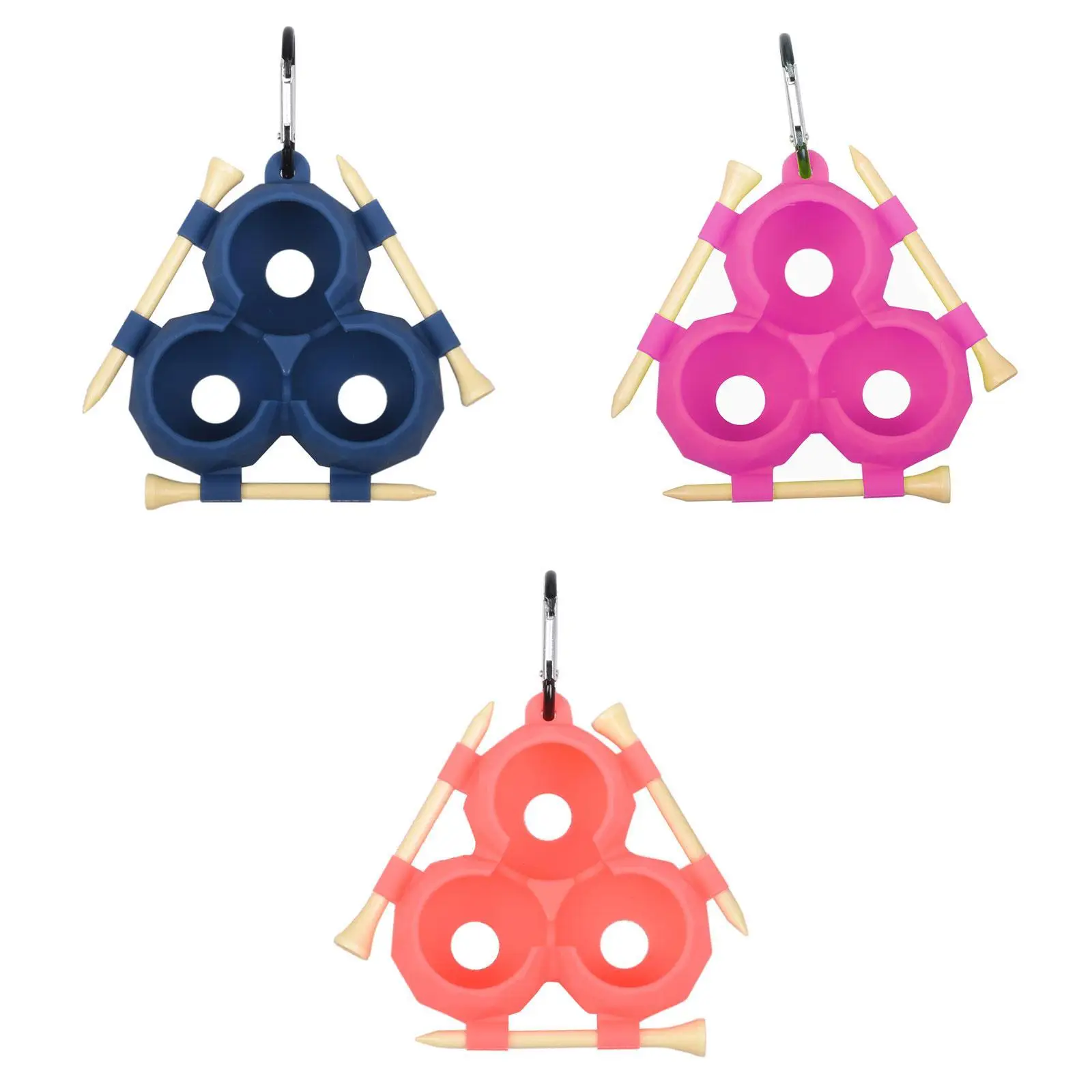 Portable Silicone Golf Ball Tees Holder Easy Attachment to Bag or Cart Golf Ball Carry Bag with Clip Gift for Golf Lover
Portable Silicone Golf Ball Tees Holder Easy Attachment to Bag or Cart Golf Ball Carry Bag with Clip Gift for Golf Lover