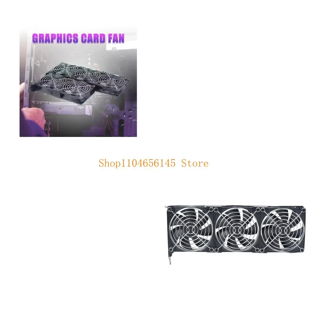 5asd Надежный охлаждающий вентилятор для видеокарты Охладители VGA для улучшения циркуляции воздуха и снижения уровня шума грили
5asd Надежный охлаждающий вентилятор для видеокарты Охладители VGA для улучшения циркуляции воздуха и снижения уровня шума грили