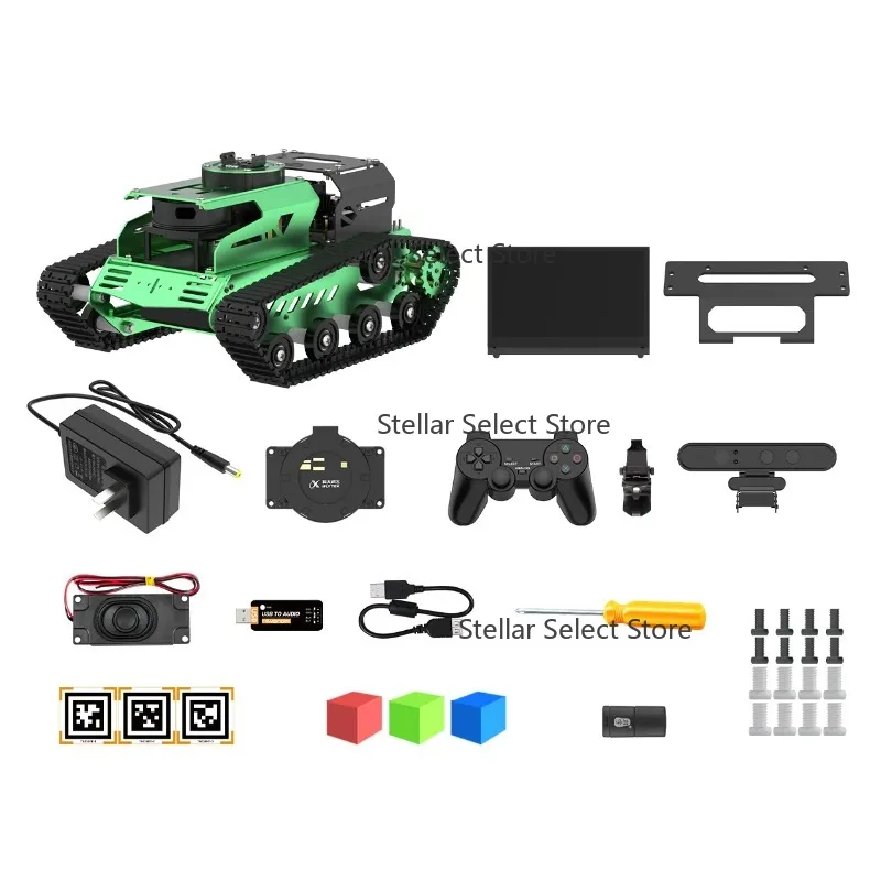 JetTank ROS With Depth Camera, Lidar, Microphone Array Support SLAM, Deep Learning, 3D Vision Point Cloud, Voice Control
JetTank ROS With Depth Camera, Lidar, Microphone Array Support SLAM, Deep Learning, 3D Vision Point Cloud, Voice Control