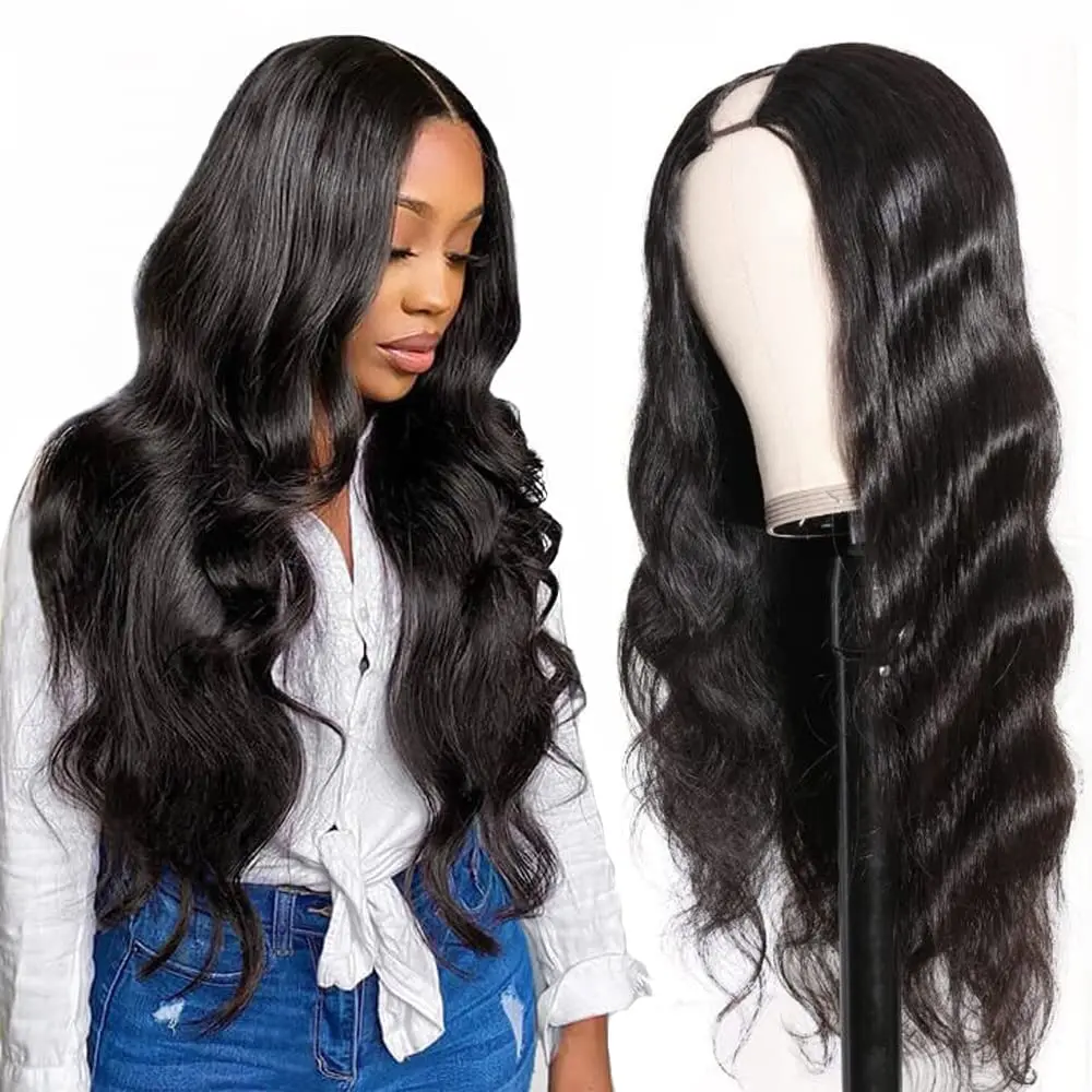 Aircabin U Part Wigs Human Hair Body Wave Hair U Shape Wig For Women Daily Use Machine Made Wigs Natural Black Color Hair
Aircabin U Part Wigs Human Hair Body Wave Hair U Shape Wig For Women Daily Use Machine Made Wigs Natural Black Color Hair 