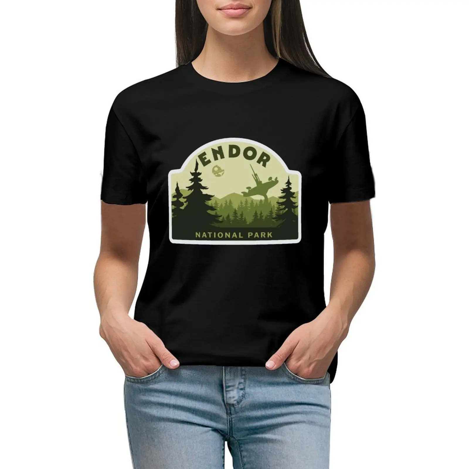 Endor National Park T-Shirt hippie clothes animal prinfor workout t shirts for Women
Endor National Park T-Shirt hippie clothes animal prinfor workout t shirts for Women