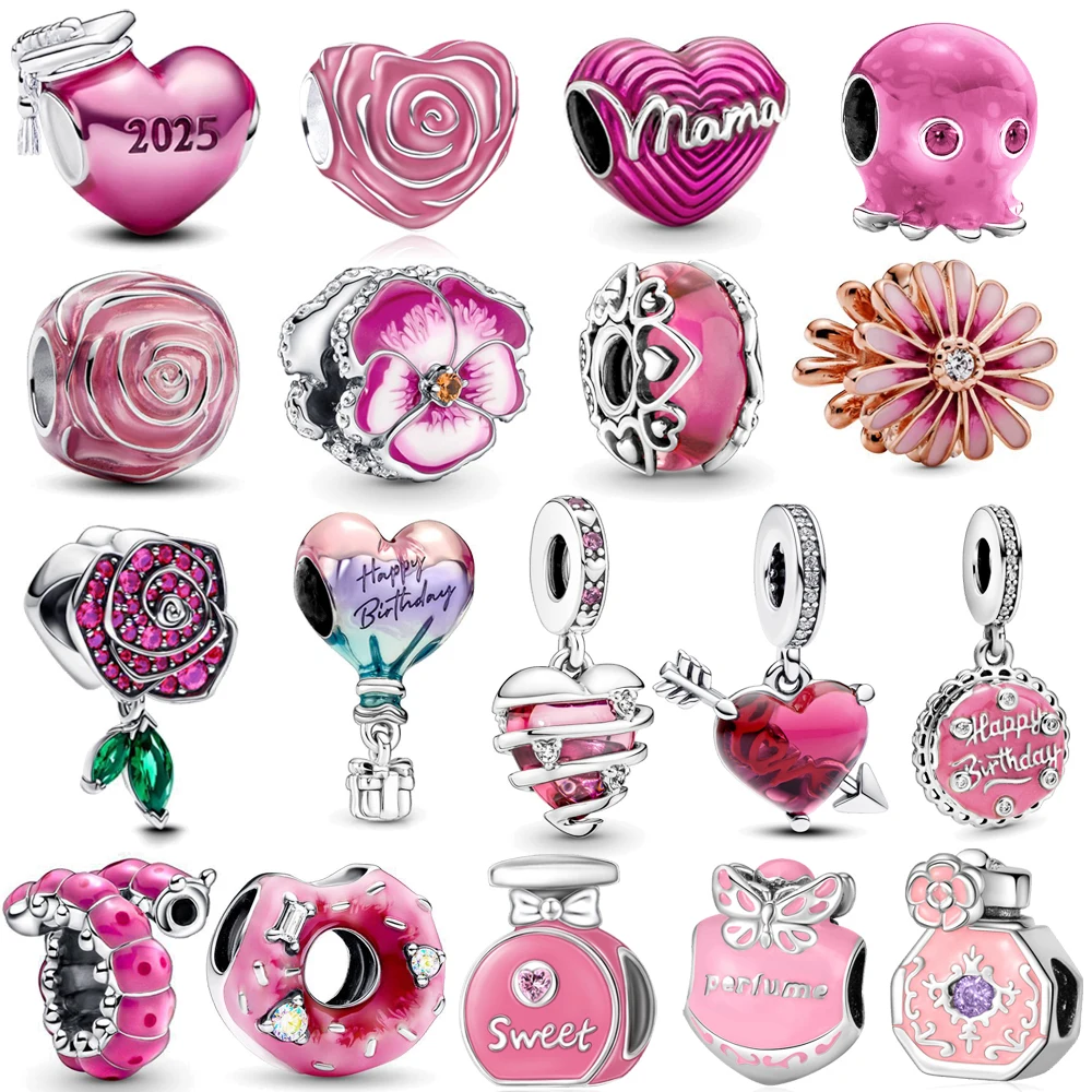 2025 New Hot Sale Perfume, Rose Bead Classic Pink Series Charm Fit Original Pan Bracelet Necklace Pendant DIY Women Jewelry Gift
2025 New Hot Sale Perfume, Rose Bead Classic Pink Series Charm Fit Original Pan Bracelet Necklace Pendant DIY Women Jewelry Gift