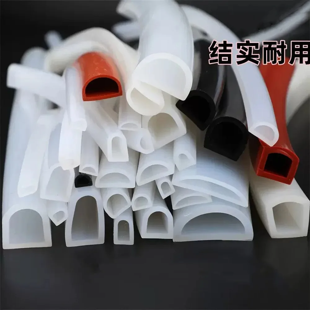 1-5M Self Adhesive D Shape Silicone Rubber Sealing Strip Semi Circle Hollow Door Window Sound Insulat Collision Avoidance Strips
1-5M Self Adhesive D Shape Silicone Rubber Sealing Strip Semi Circle Hollow Door Window Sound Insulat Collision Avoidance Strips