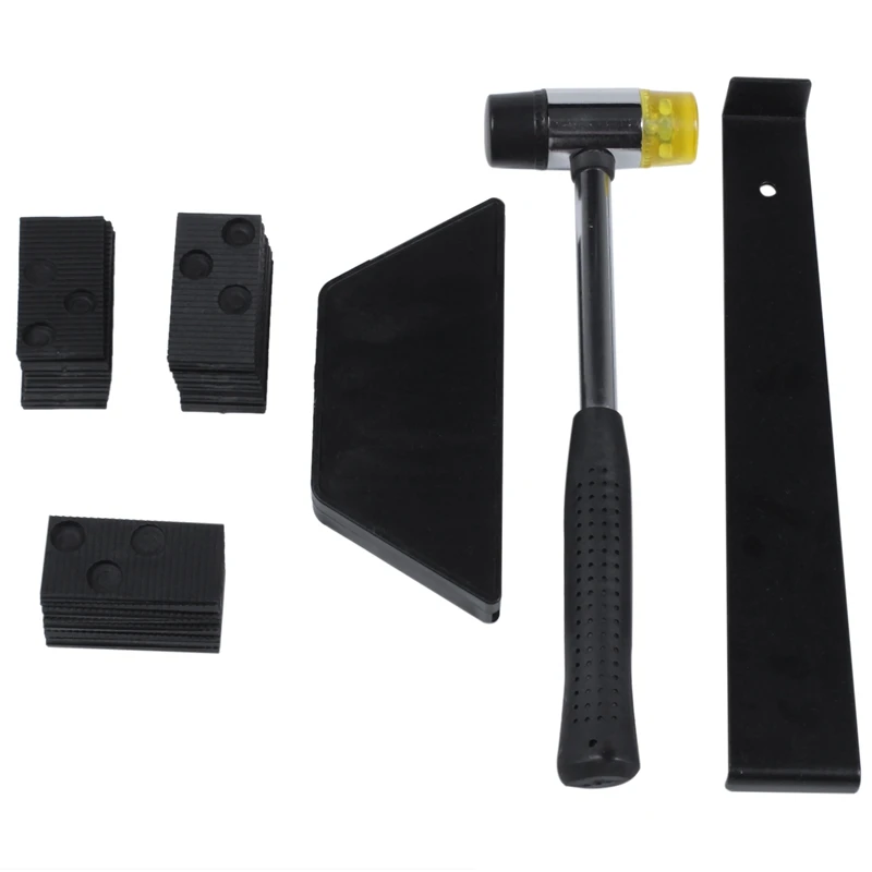 ABFA-Laminate Wood Flooring Installation Kit Wood Flooring Installation Kit With 30 Spacers, Tapping Block, Pull Bar And Mallet
ABFA-Laminate Wood Flooring Installation Kit Wood Flooring Installation Kit With 30 Spacers, Tapping Block, Pull Bar And Mallet