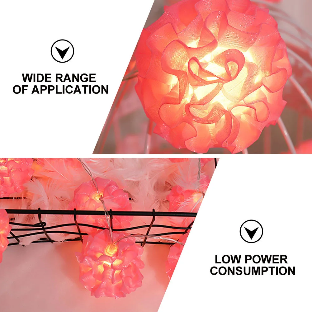 1Pcs LED Lamp String Decor Flower Ball Rosy Soft Light Easy to Doors Trees Floors Holiday Party Decor Warm Ambience
1Pcs LED Lamp String Decor Flower Ball Rosy Soft Light Easy to Doors Trees Floors Holiday Party Decor Warm Ambience