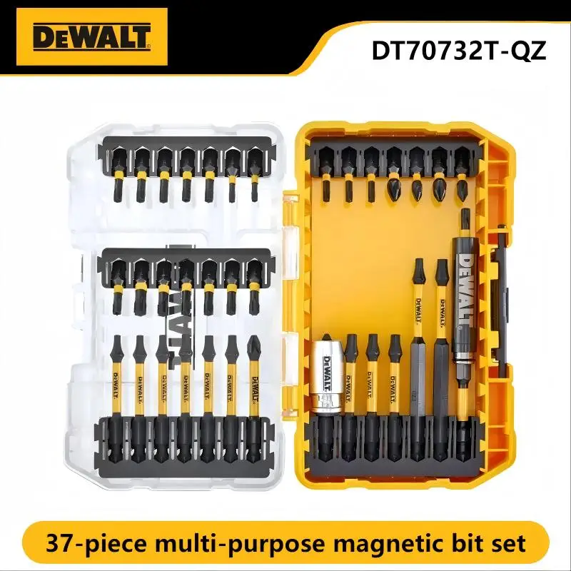 DEWALT DT70732T Набор многофункциональных отверток из 37 предметов — прочный футляр, крестообразные биты для дрели/отвертки (прочный)
DEWALT DT70732T Набор многофункциональных отверток из 37 предметов — прочный футляр, крестообразные биты для дрели/отвертки (прочный)