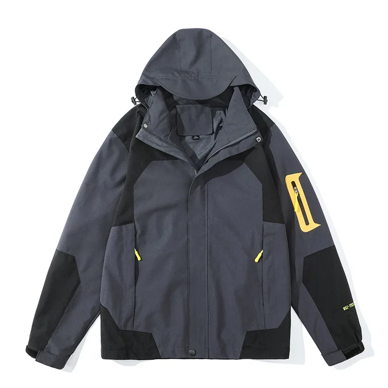 Autumn Single-layer Tactical Jacket Men's Women's Hooded Hiking Coat Men Color Block Windbreaker Jackets Outdoor Mountaineering
Autumn Single-layer Tactical Jacket Men's Women's Hooded Hiking Coat Men Color Block Windbreaker Jackets Outdoor Mountaineering