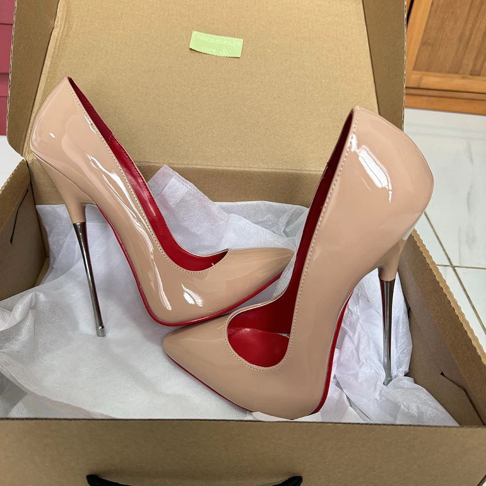Customize Designer 16cm Ultra Metal High Heels Sexy Women Pink Nude Stilettos Pumps Club Pole Dance Party Evening Shoes Big Size
Customize Designer 16cm Ultra Metal High Heels Sexy Women Pink Nude Stilettos Pumps Club Pole Dance Party Evening Shoes Big Size