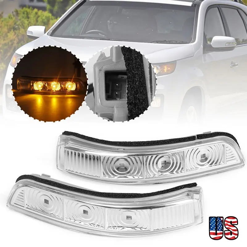 LED Rearview Mirror Light Turn Signal Indicator Light For Kia Sorento US 2011 2012 2013 2014 2015 87613-1U000 876231U000
LED Rearview Mirror Light Turn Signal Indicator Light For Kia Sorento US 2011 2012 2013 2014 2015 87613-1U000 876231U000