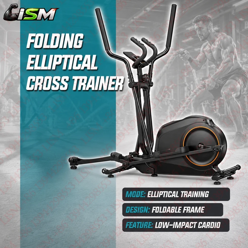 Compact Foldable Elliptical Machine 2 SQ FT 15IN Stride Home Gym Cardio Cross Trainer Indoor Fitness Exercise Workout Equipment
Compact Foldable Elliptical Machine 2 SQ FT 15IN Stride Home Gym Cardio Cross Trainer Indoor Fitness Exercise Workout Equipment