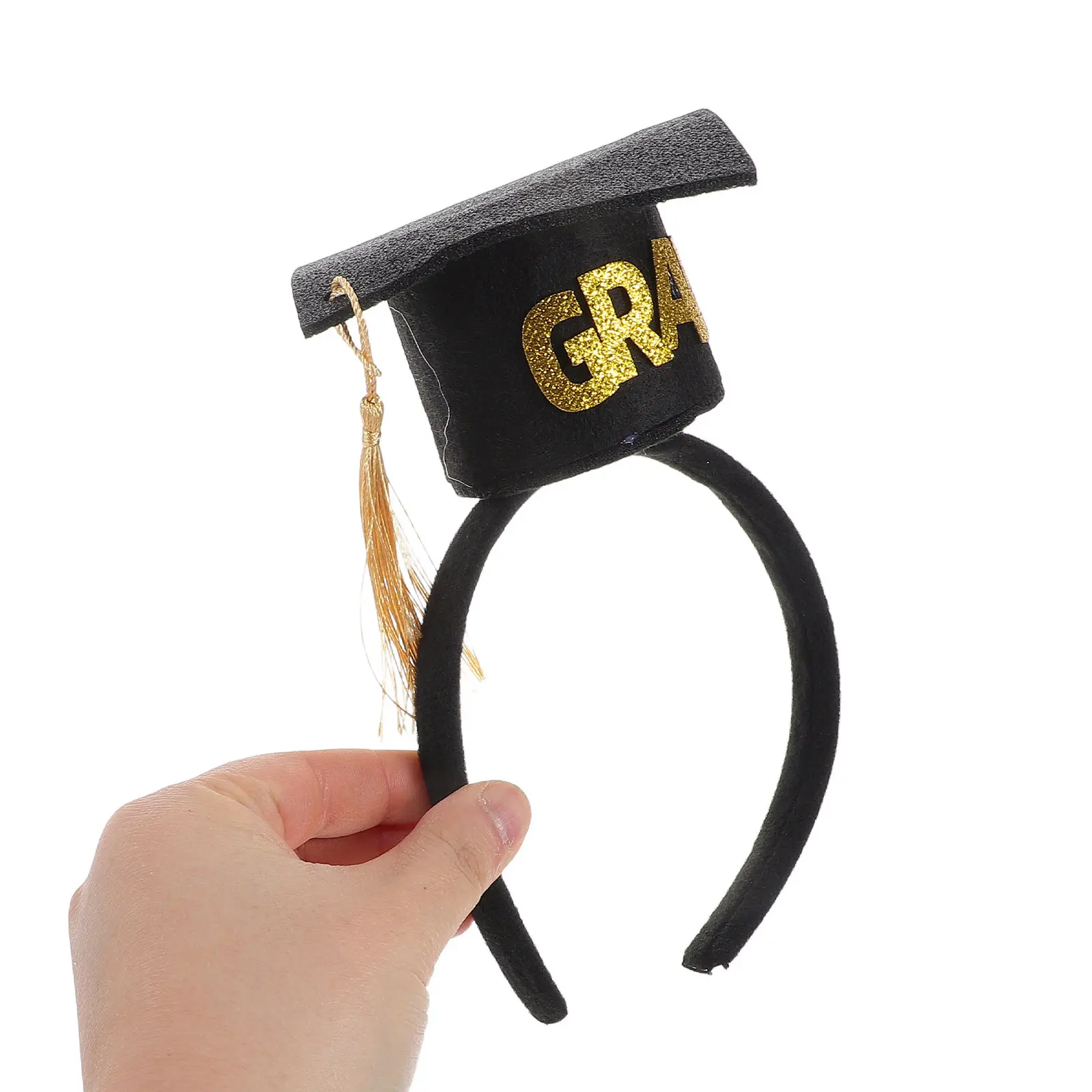 Graduation Tassel Headband Mini Grad Cap Hair Hoop for Ceremonies Parties Weddings Festive Decor Comfortable Nonwoven Plastic
Graduation Tassel Headband Mini Grad Cap Hair Hoop for Ceremonies Parties Weddings Festive Decor Comfortable Nonwoven Plastic