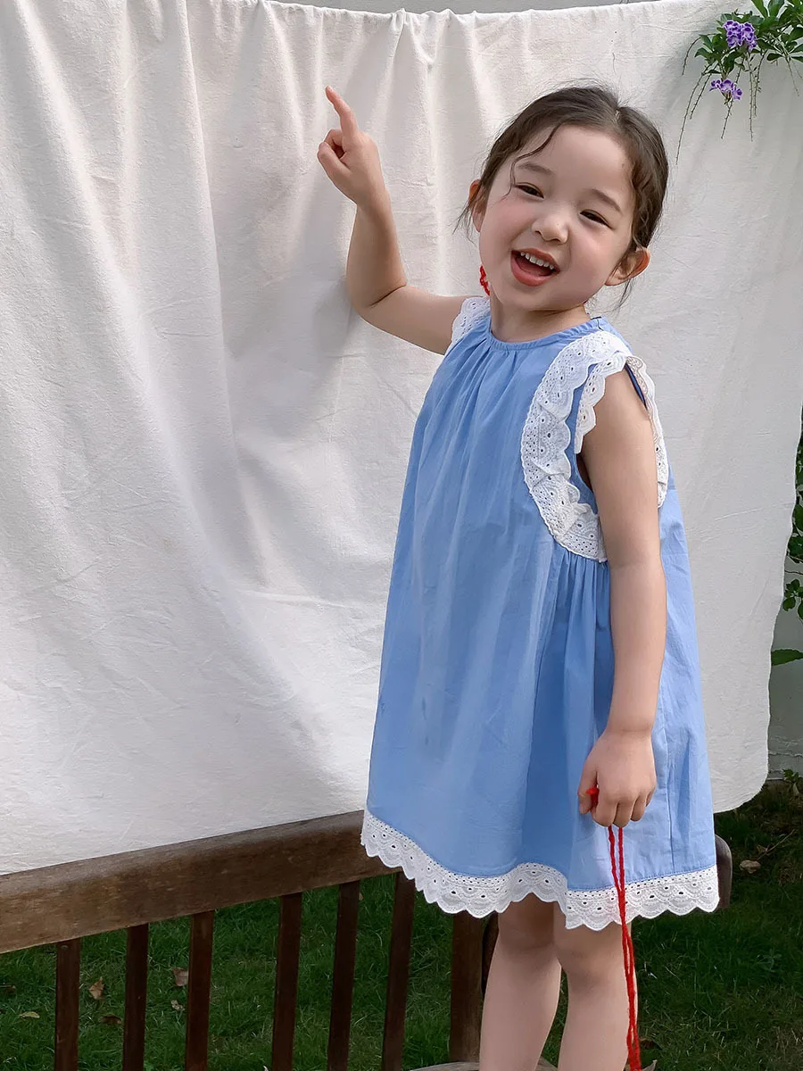 Summer Costume For Girls Sweet Casual Dress 2025 New Sleeveless Loose Kids Clothes Fashion Elegant Children's Princess Dress
Summer Costume For Girls Sweet Casual Dress 2025 New Sleeveless Loose Kids Clothes Fashion Elegant Children's Princess Dress