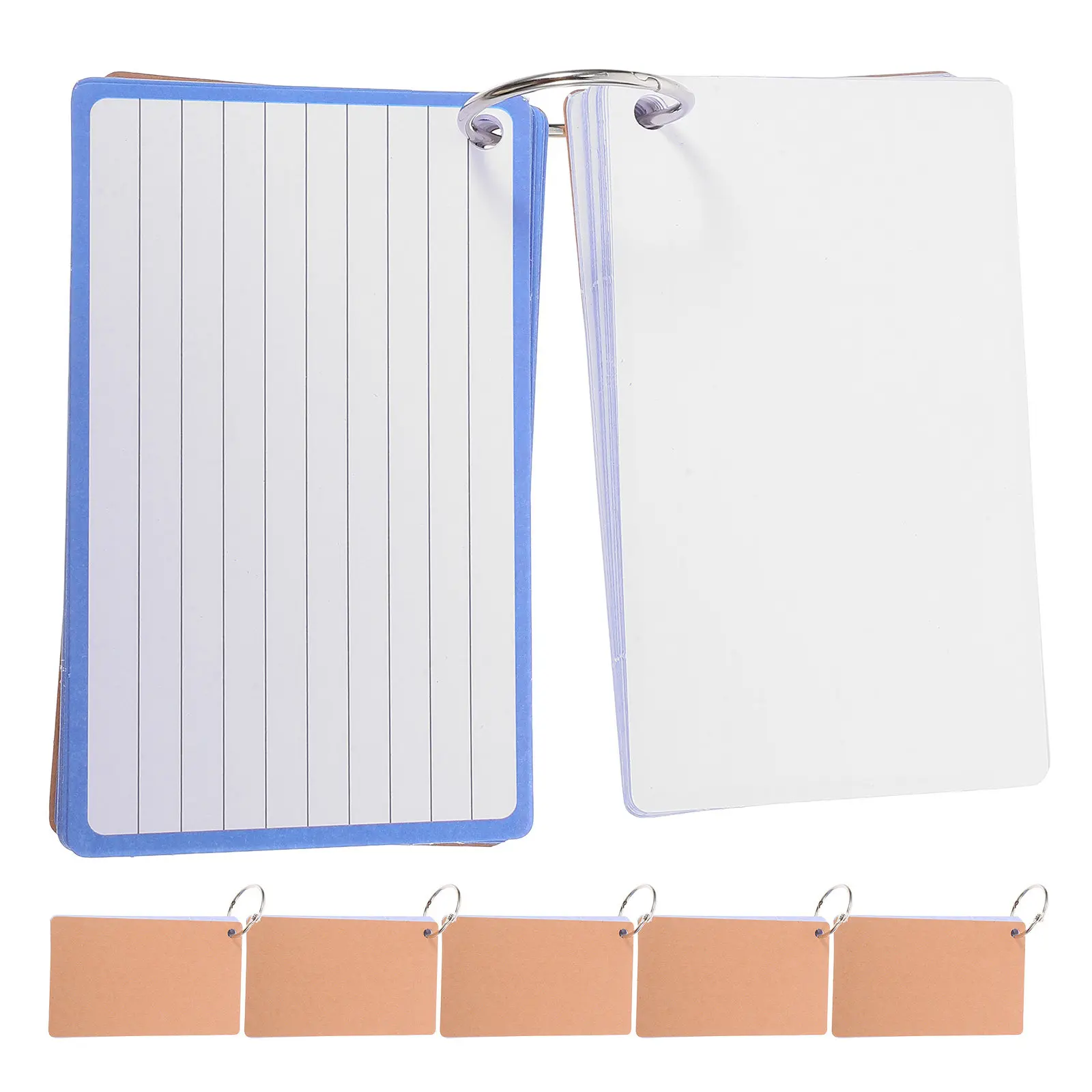 6Pcs Lined Index Cards with Binder Rings for Studying Flashcards Notetaking Learning Memory Aids School College Office Study
6Pcs Lined Index Cards with Binder Rings for Studying Flashcards Notetaking Learning Memory Aids School College Office Study