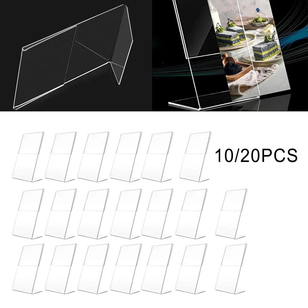 10/20PCS A6 Transparent Acrylic Display Stand Desk Display Card Stand Stand Name Price Card Holder Acrylic Clear Price Card Tag
10/20PCS A6 Transparent Acrylic Display Stand Desk Display Card Stand Stand Name Price Card Holder Acrylic Clear Price Card Tag