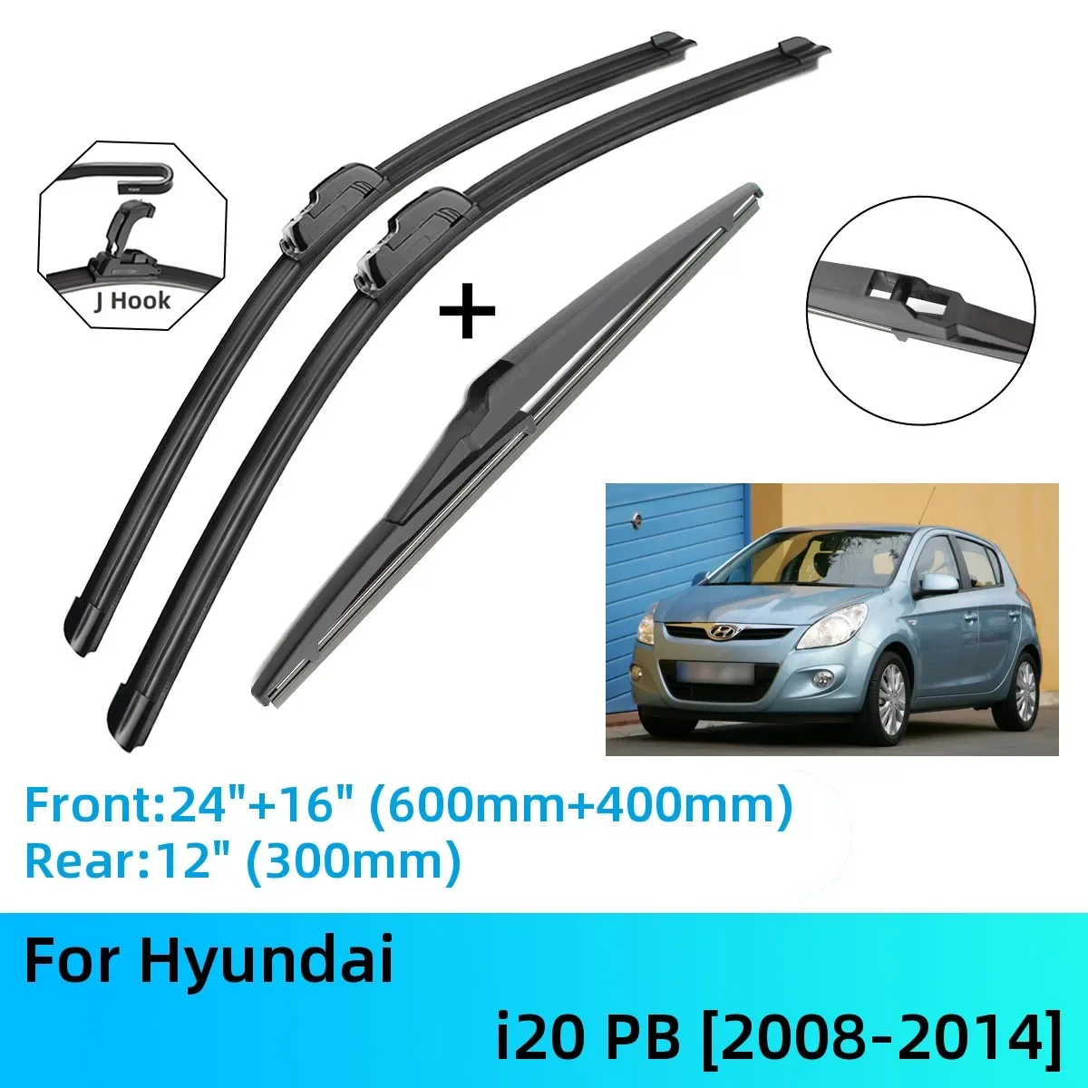 For Hyundai i20 PB Front Rear Wiper Blades Brushes Cutter Accessories J U Hook 2008-2014 2008 2009 2010 2011 2012 2013 2014
For Hyundai i20 PB Front Rear Wiper Blades Brushes Cutter Accessories J U Hook 2008-2014 2008 2009 2010 2011 2012 2013 2014