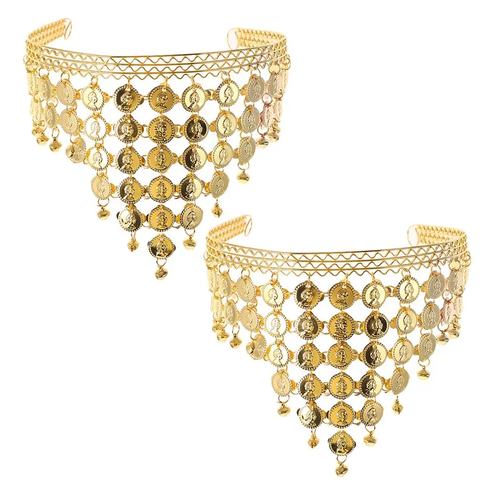 2pcs Dance Headgear Golden Sequin Head Chain Goddess Headband Lightweight Belly Dancing Costume Jewelry Face Veil Hair
2pcs Dance Headgear Golden Sequin Head Chain Goddess Headband Lightweight Belly Dancing Costume Jewelry Face Veil Hair