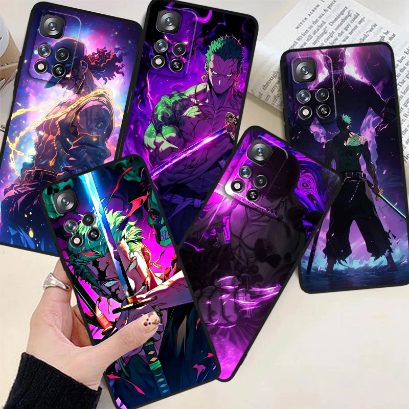 Zoro Anime One Piece Cartoon For Xiaomi Redmi Note 13 12R 12 12S Turbo 11 11T 11S 10 10S Pro Plus 5G Black Funda Phone Case
Zoro Anime One Piece Cartoon For Xiaomi Redmi Note 13 12R 12 12S Turbo 11 11T 11S 10 10S Pro Plus 5G Black Funda Phone Case
