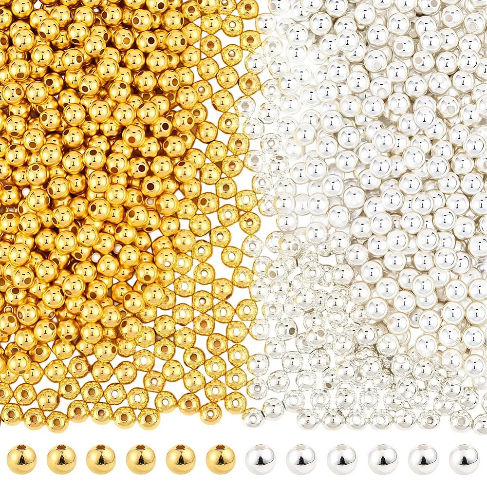 1200Pcs 2 Colors CCB Plastic Beads Round Round 5.5~6x5~5.5mm Hole: 1.5mm 600pcs/color
1200Pcs 2 Colors CCB Plastic Beads Round Round 5.5~6x5~5.5mm Hole: 1.5mm 600pcs/color