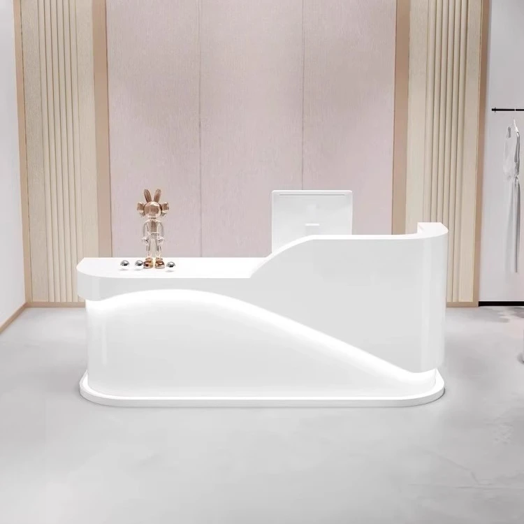 Beauty salon reception table, clothing store checkout page simple and modern
Beauty salon reception table, clothing store checkout page simple and modern