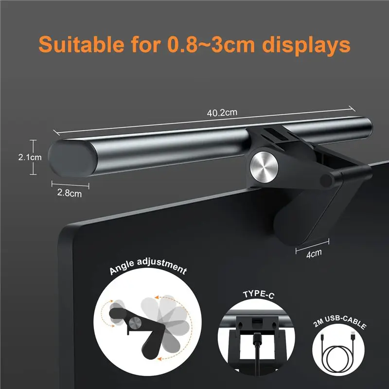 A72Z Computer Monitor Light Bar Touch Screen Computer Lamp Eyes Protection PC Computer Monitor Light Bar Without 1080P Webcam
A72Z Computer Monitor Light Bar Touch Screen Computer Lamp Eyes Protection PC Computer Monitor Light Bar Without 1080P Webcam