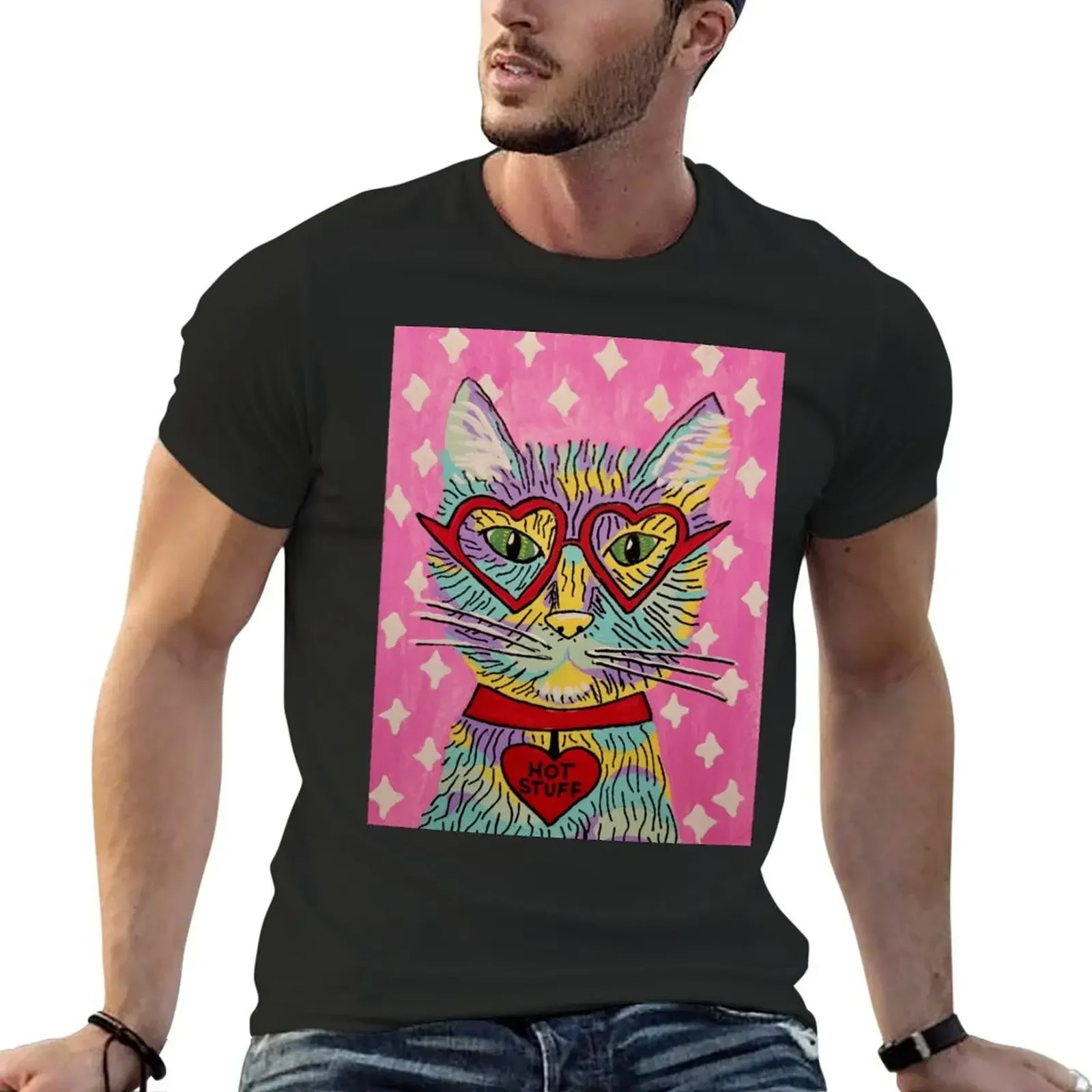 Valentine Cat: Hot Stuff T-Shirt vintage graphic tee sublime essential t shirt Funny t-shirts mens cotton t shirts
Valentine Cat: Hot Stuff T-Shirt vintage graphic tee sublime essential t shirt Funny t-shirts mens cotton t shirts
