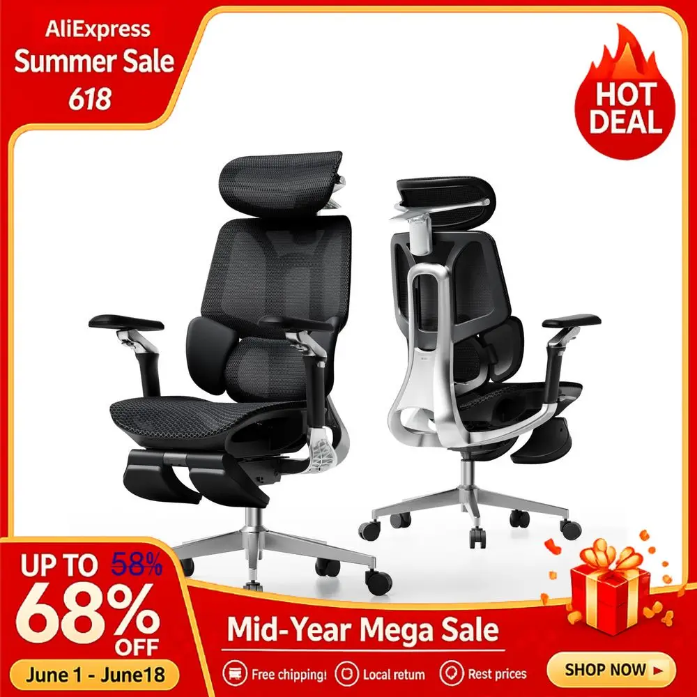 Edition Ergonomic Office Chair, Mesh Desk Chair with 3Zone Floating Lumbar Support, Upgraded 4D Headrest, 720 Armre, Custom
Edition Ergonomic Office Chair, Mesh Desk Chair with 3Zone Floating Lumbar Support, Upgraded 4D Headrest, 720 Armre, Custom