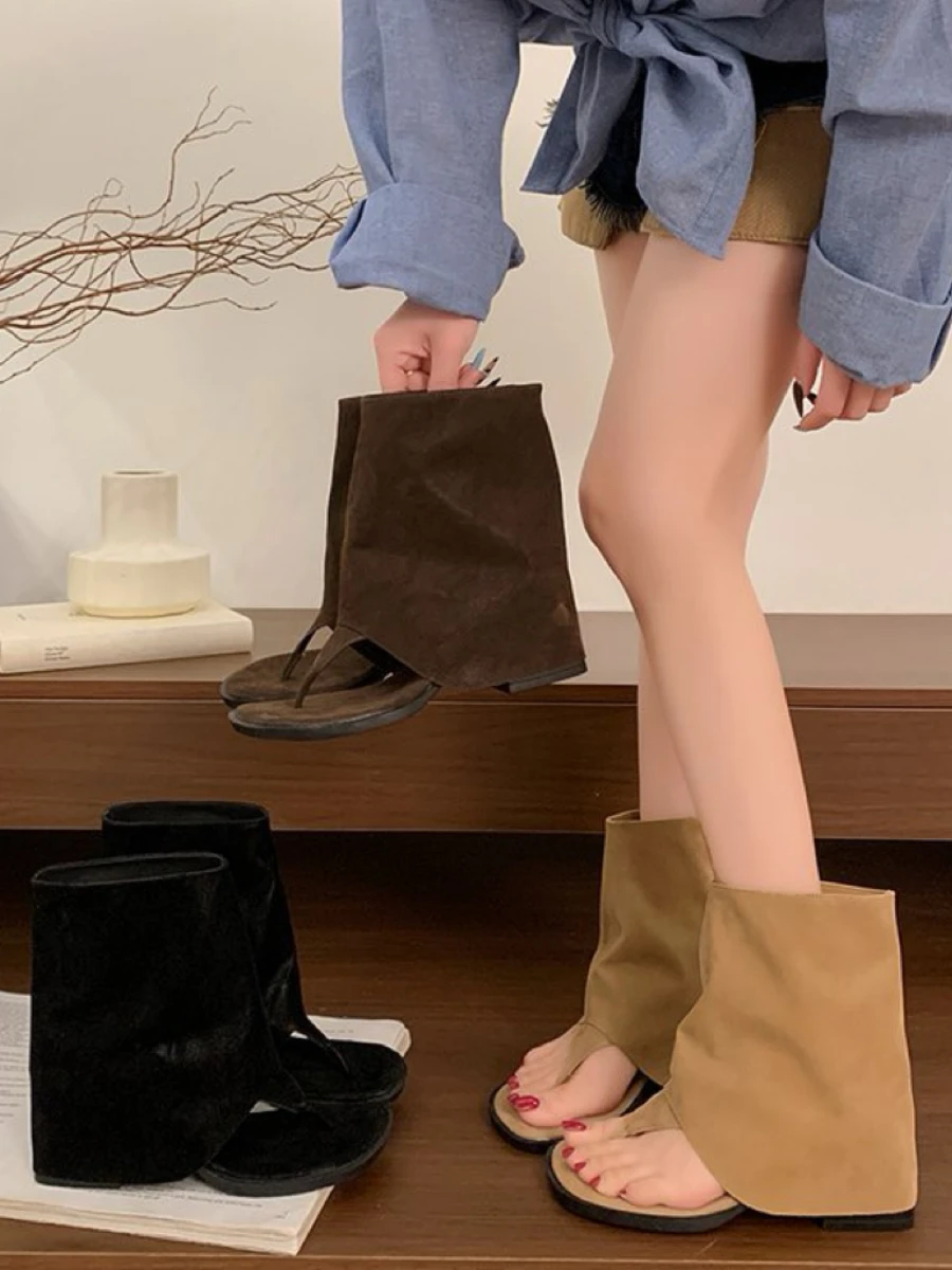 Cool Sweet Thick Heel Hollow out Slip-On Motorcycle Boots High Tube Cold Boots Women Long Boots Fashionable Summer Ankle Boots
Cool Sweet Thick Heel Hollow out Slip-On Motorcycle Boots High Tube Cold Boots Women Long Boots Fashionable Summer Ankle Boots