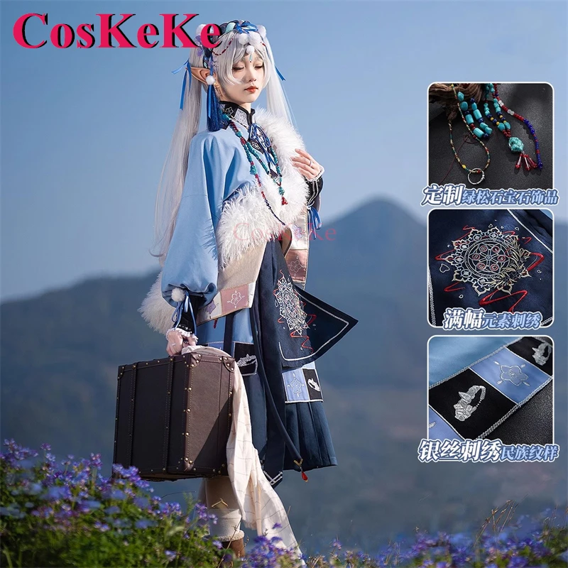CosKeKe Frieren Косплей Костюм Аниме Frieren: Beyond Journey's End Tianshan Snow Uniform Платье Активная одежда для ролевых игр Ne
CosKeKe Frieren Косплей Костюм Аниме Frieren: Beyond Journey's End Tianshan Snow Uniform Платье Активная одежда для ролевых игр Ne