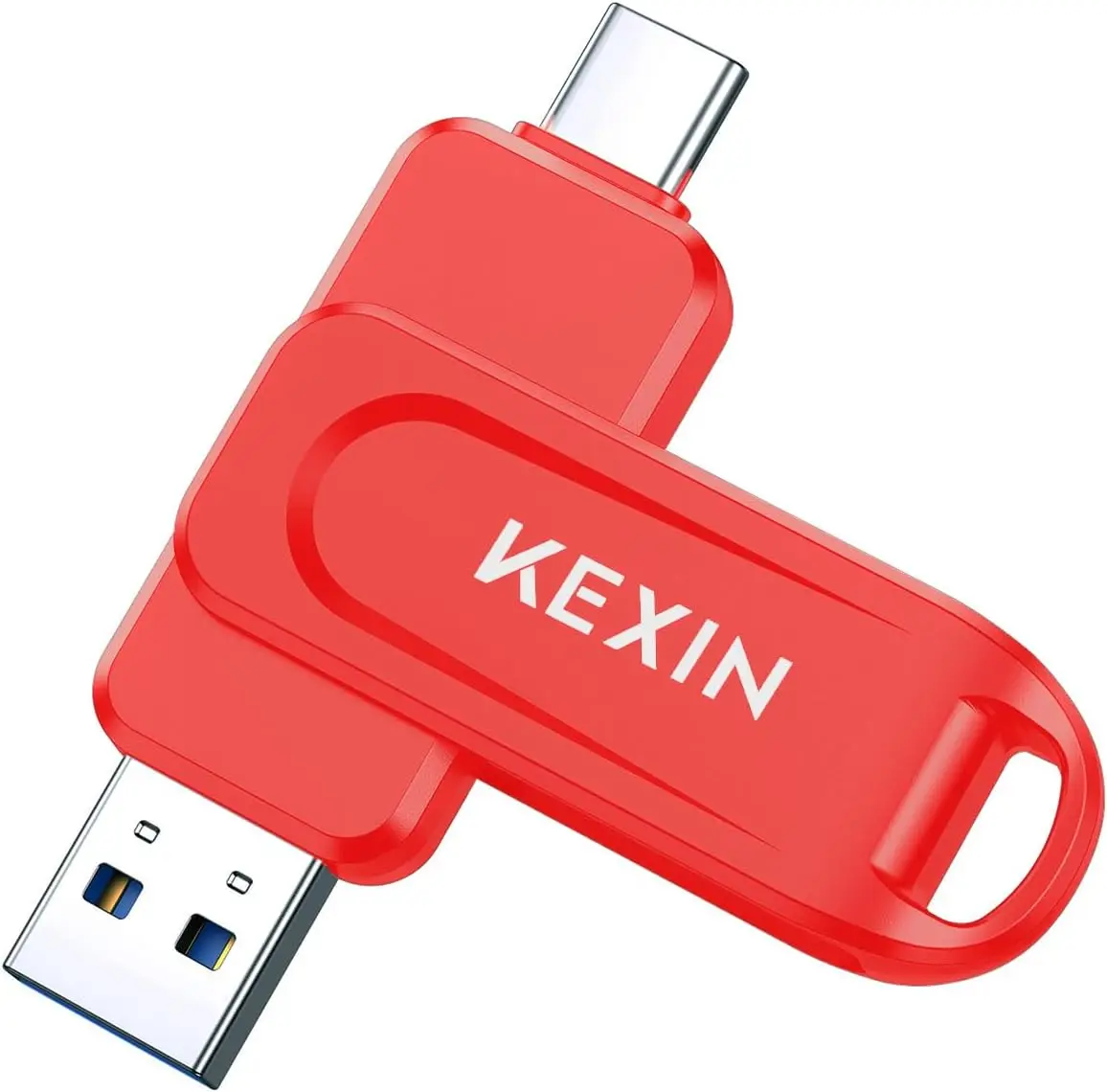 Dual USB-A & Type-C Flash Drive 32GB 3.0 100MB/s Swivel Thumb Drive for Smartphone Tablet iPhone 15/16 Car Game Console, Red
Dual USB-A & Type-C Flash Drive 32GB 3.0 100MB/s Swivel Thumb Drive for Smartphone Tablet iPhone 15/16 Car Game Console, Red