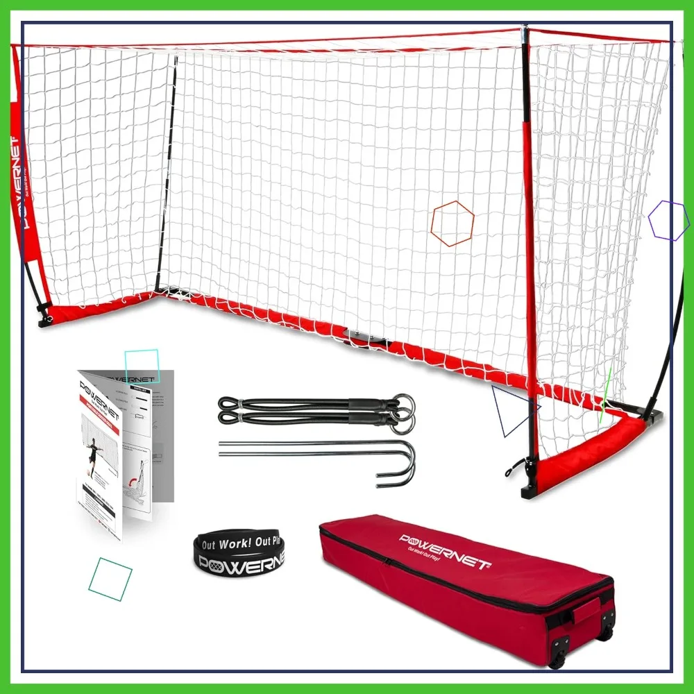 Портативные футбольные ворота 14x7 футов с сумкой на колесиках, тренировочное оборудование для заднего двора для игр и практики на открытом воздухе
Портативные футбольные ворота 14x7 футов с сумкой на колесиках, тренировочное оборудование для заднего двора для игр и практики на открытом воздухе